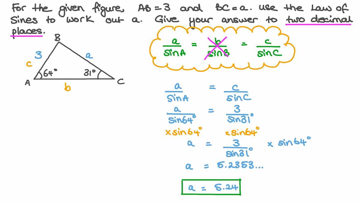 Master The Law Of Sines With This Comprehensive Answer Key