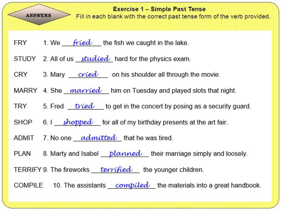 Fill in the blanks with the correct answer