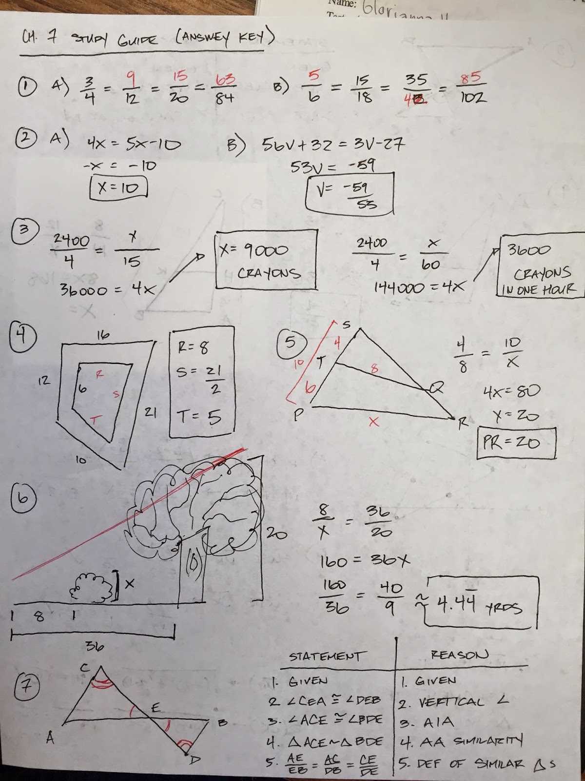 Benefits of Using CSI Geometry Answer Key