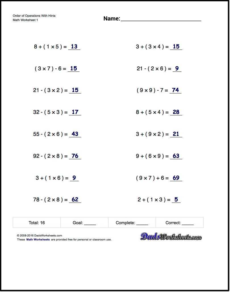 Polynomial operations worksheet answers