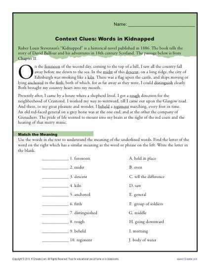 Common Types of Cookie Clues Worksheet Answers