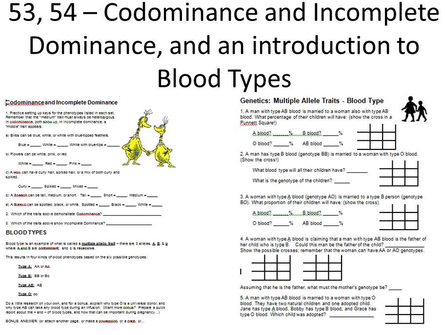 Examples of Codominance in Practice