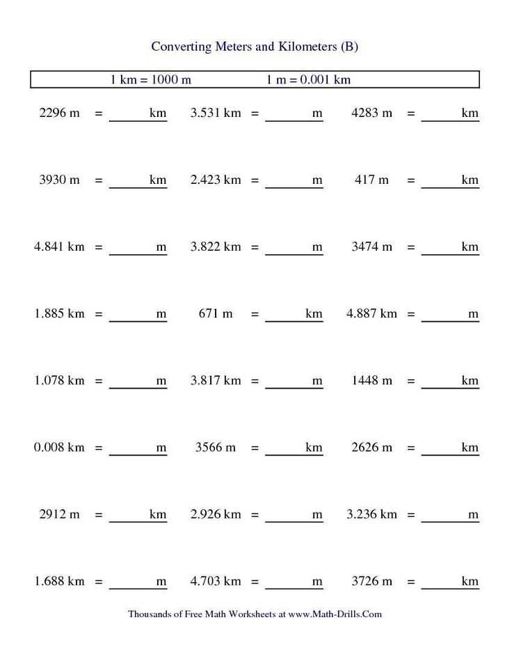Examples of Metric Conversion Problems and their Solutions