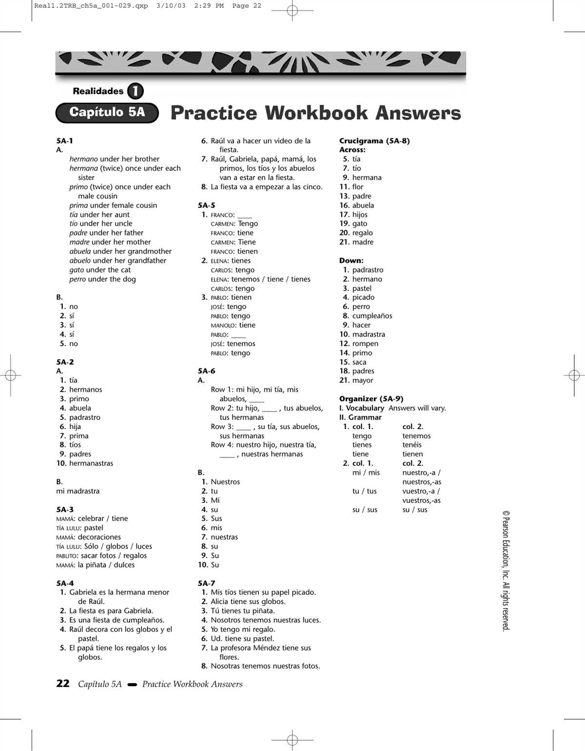 Acing the Assessments in Capitulo 5a