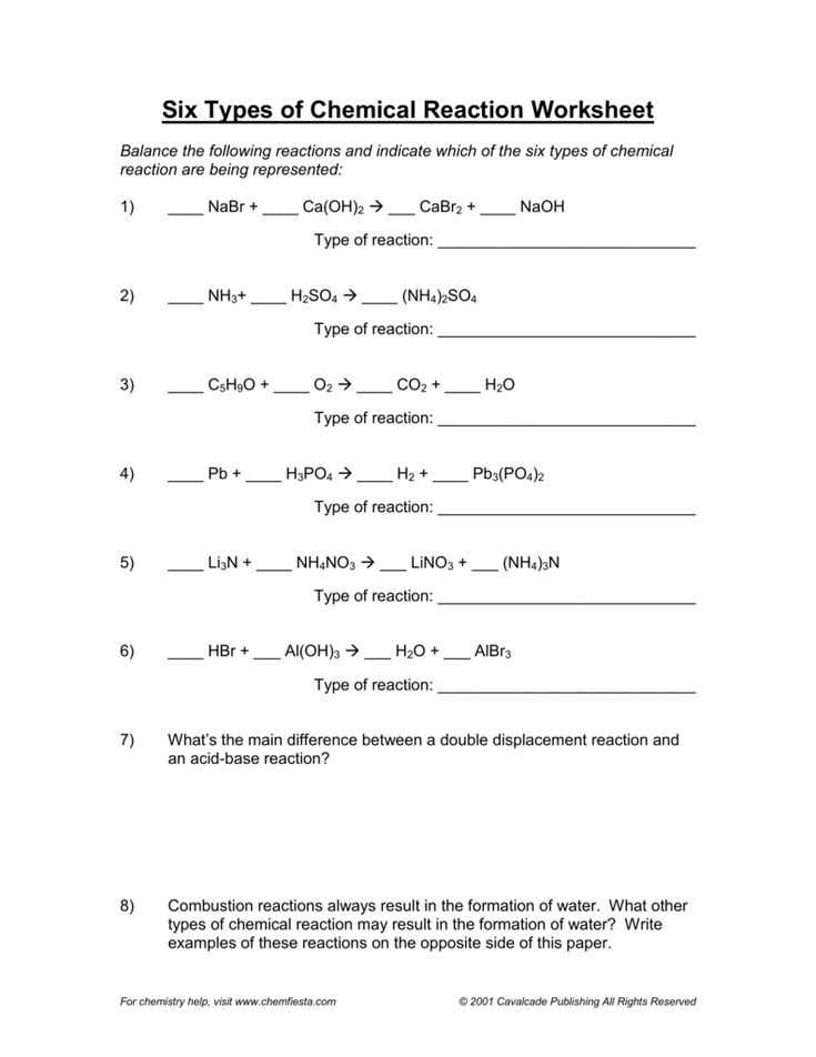 Decomposition Reactions