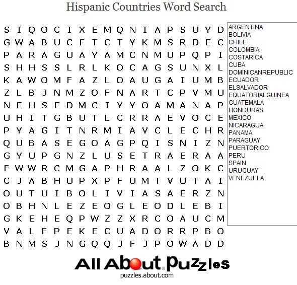 Where to Find Spanish 2 Word Search Puzzles