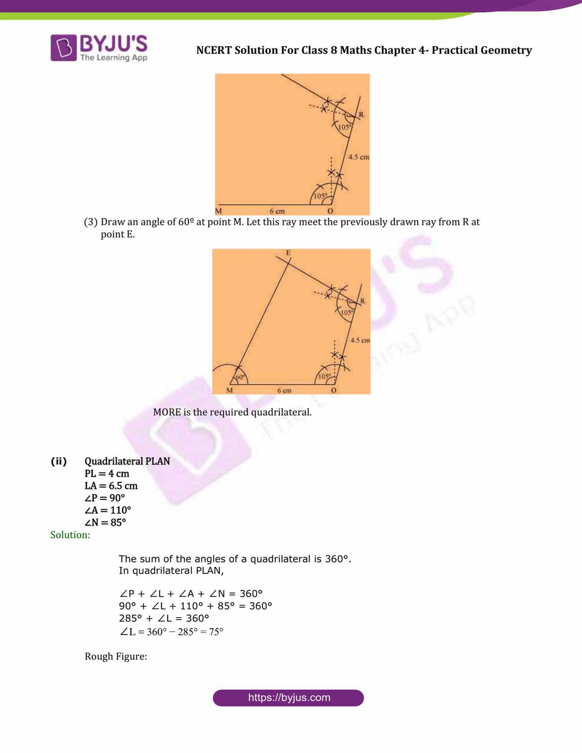 Applying the properties of angles formed by transversals