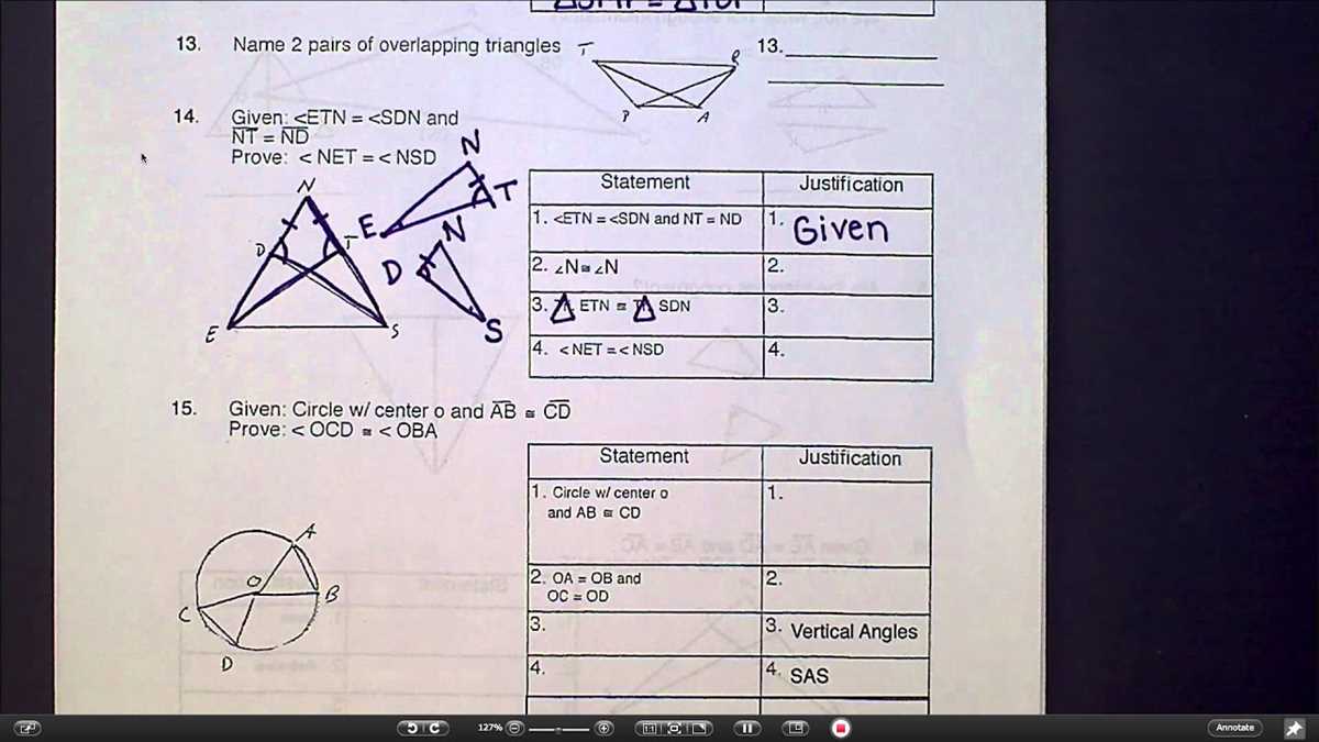 Applying geometric concepts to real-world situations