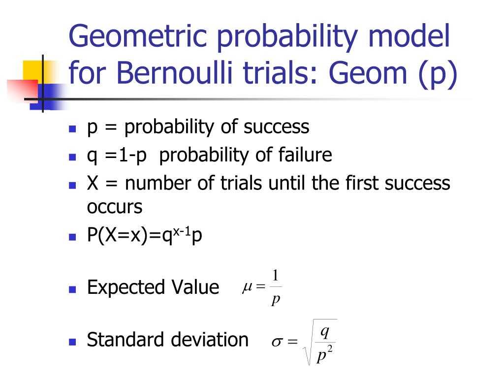 Working with Geometric Probability Formulas
