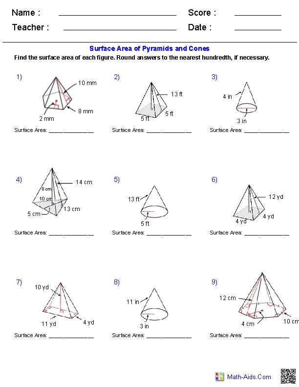 Real-life Applications of Surface Area of Pyramids and Cones
