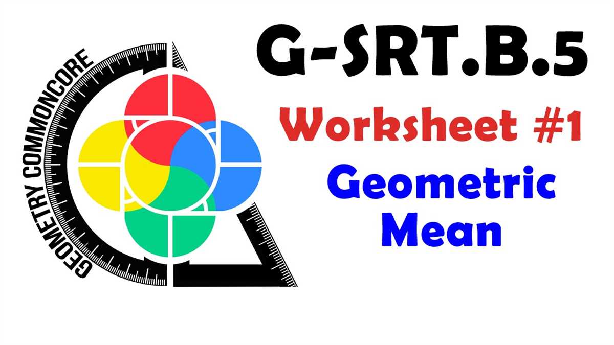 Geometric Mean Worksheet Questions