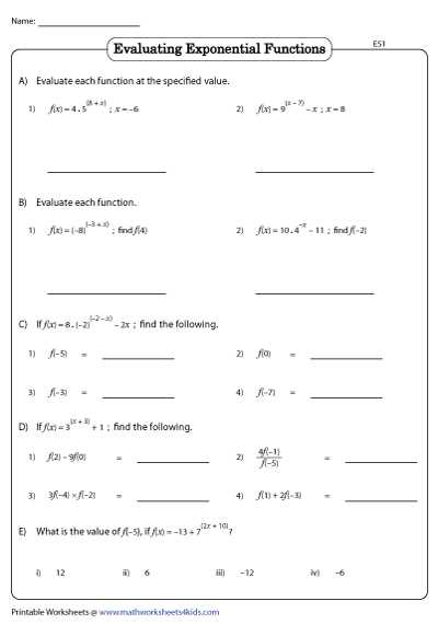 Graphing Exponential Functions in Standard Form