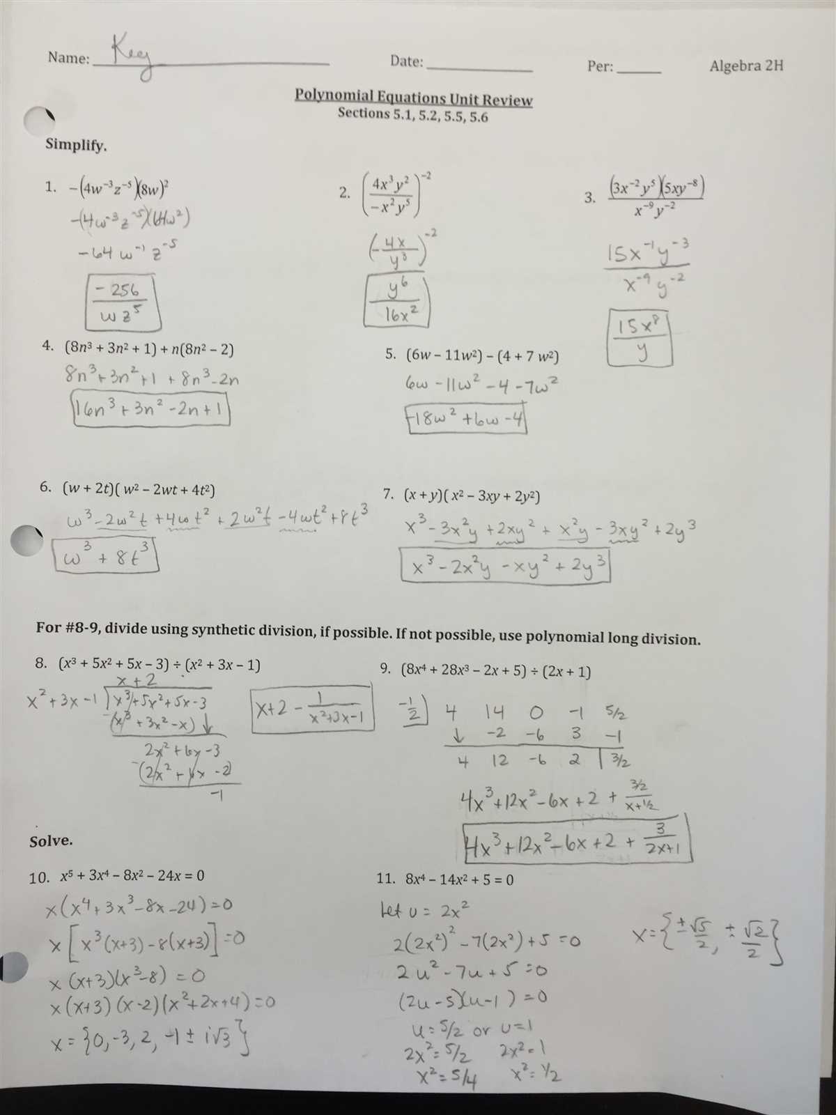 Analysis of Knowledge and Skills - Algebra 1 Unit 3 Assessment Algebra 1 unit 3 test