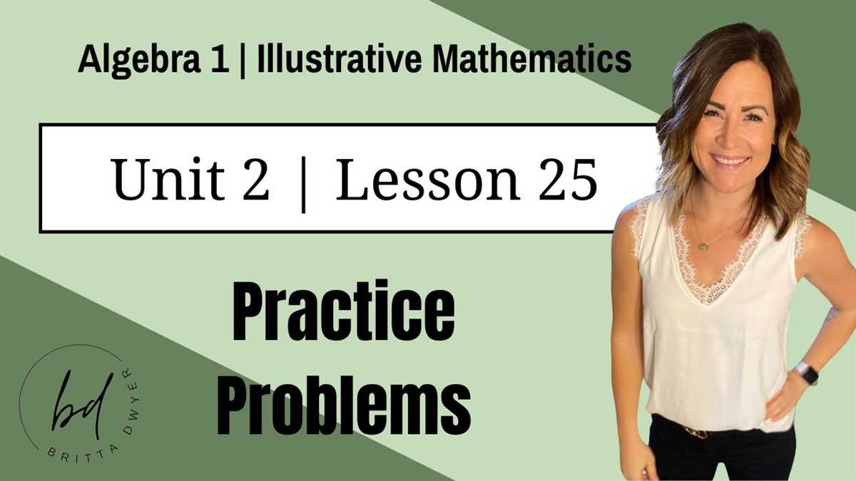 Importance of Algebra 2 Unit 1 Assessment Answers