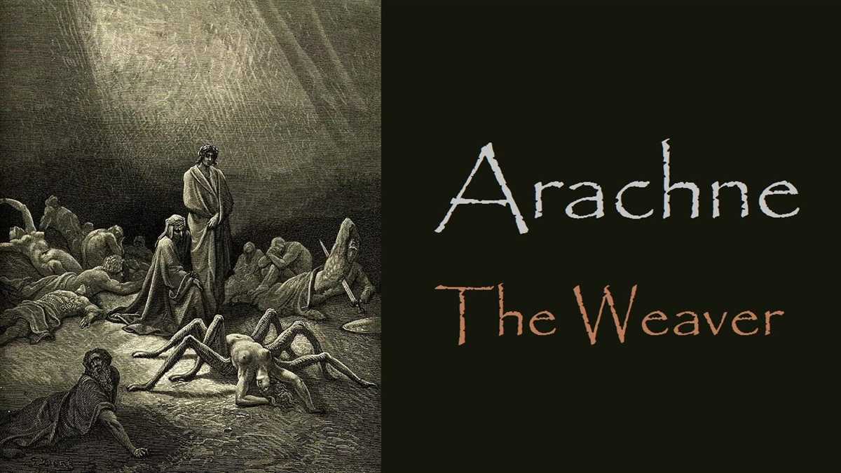 Arachne and the weaving contest answers