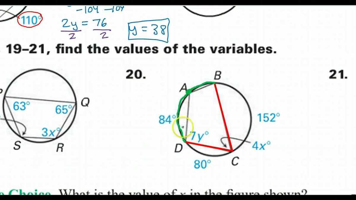Key properties of Central angles and inscribed angles