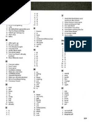 Chapter Vocabulary Review Answer Key