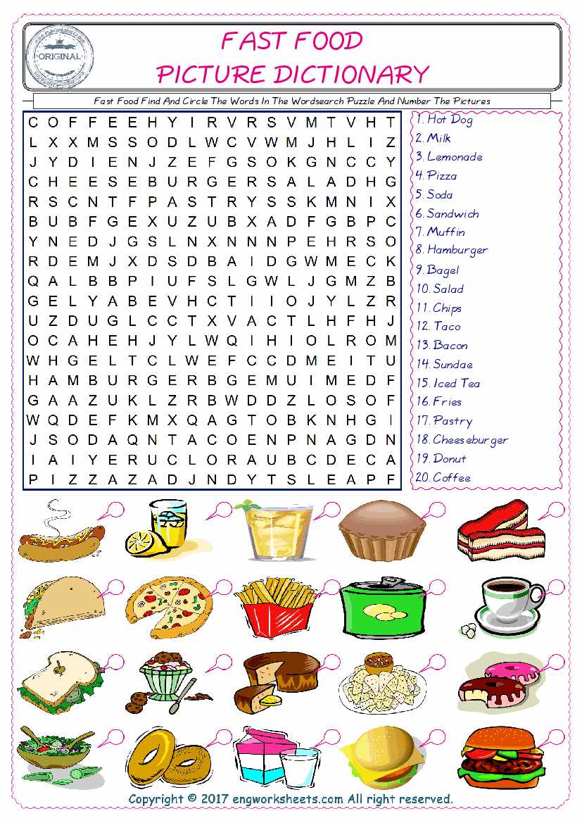 Culinary Crossword 1.2: The Flow of Food Answer Key
