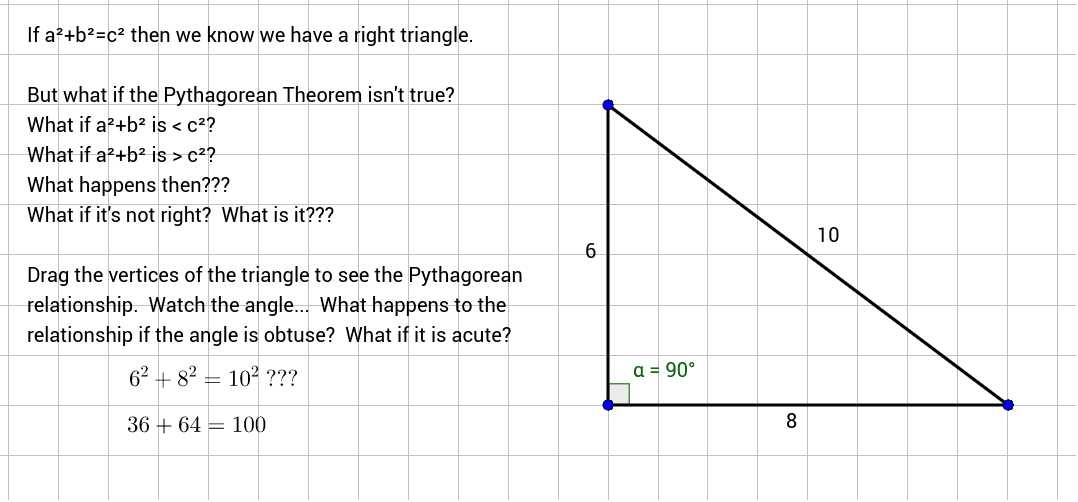 Applying the Converse of the Pythagorean Theorem