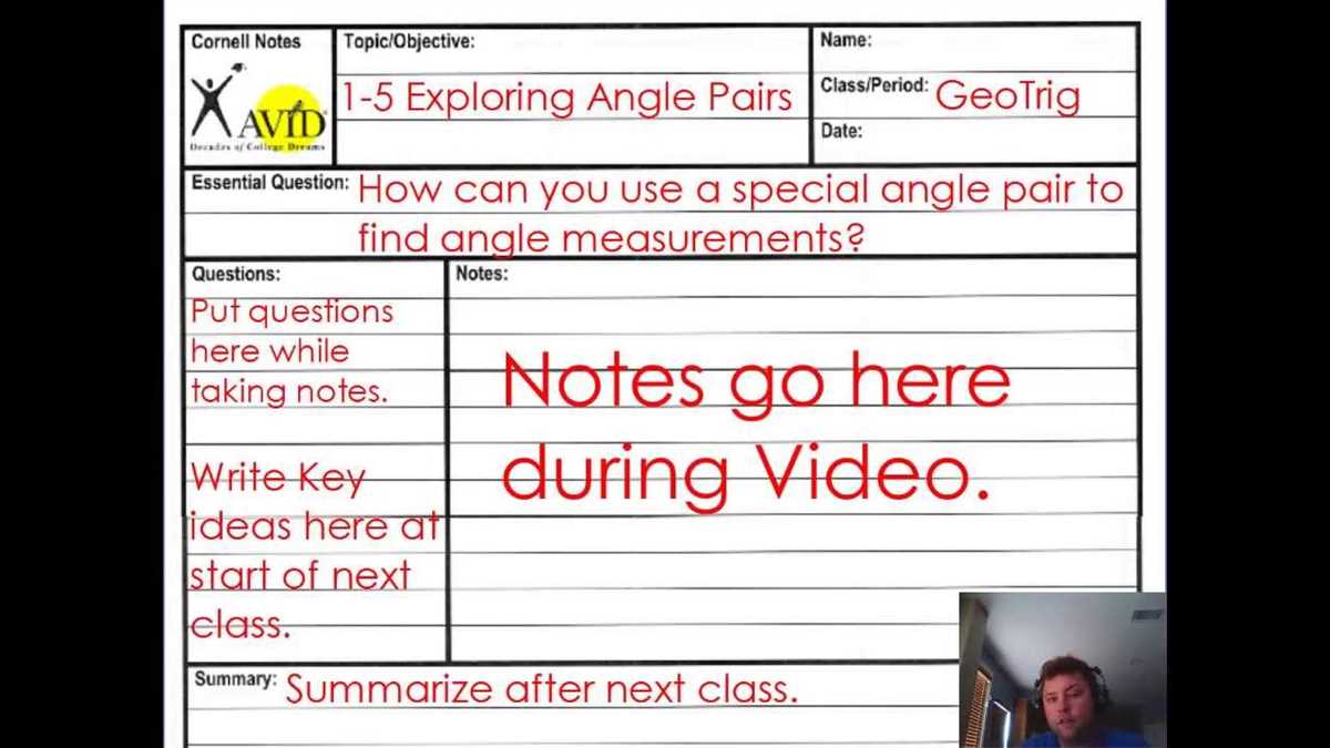 Vertical Angle Pairs: Characteristics and Examples