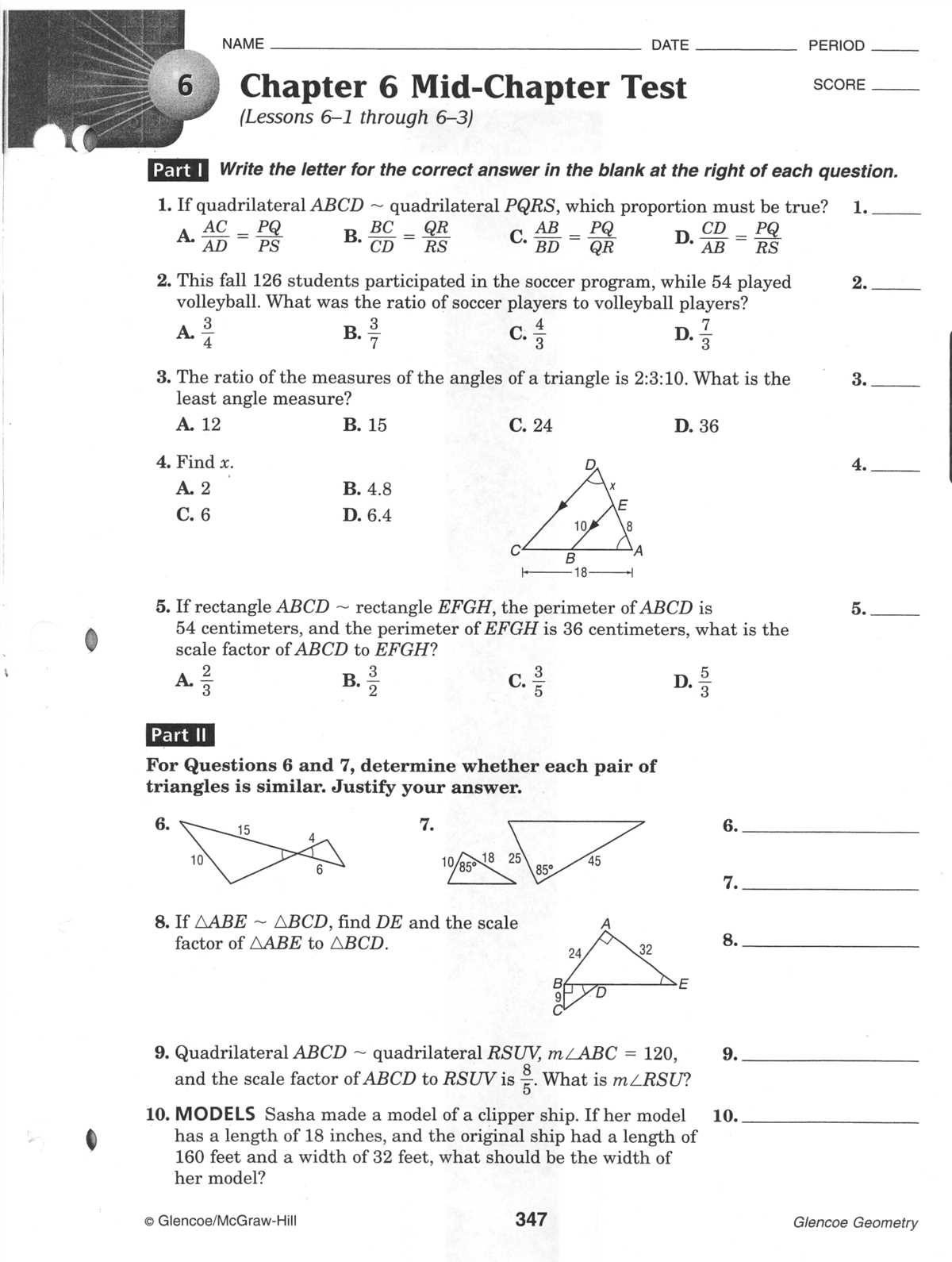 Assess Your Knowledge - Take the Geometry Chapter 3 Test in PDF Format Geometry chapter 3 test pdf