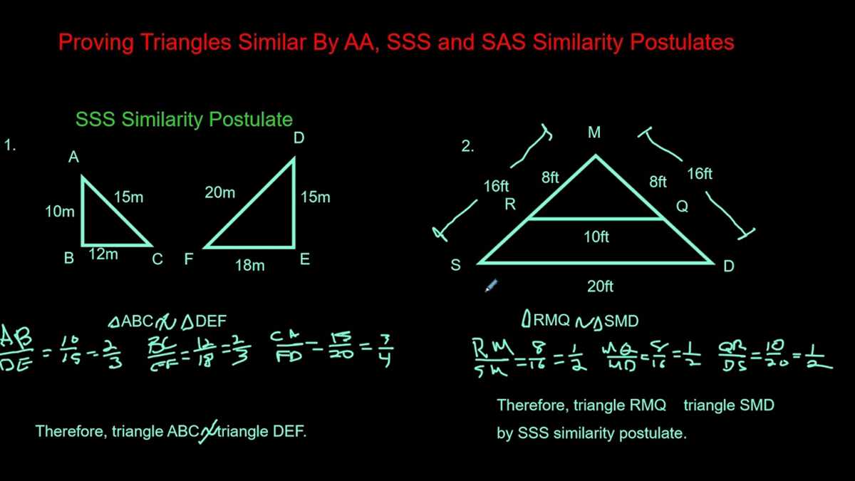Master the art of proving triangle similarities with this comprehensive answer key! 7 3 proving triangles similar answer key