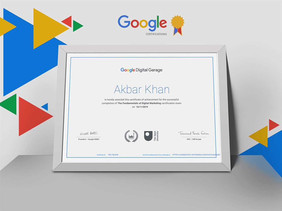 Important topics covered in the Google Ads Shopping Certification