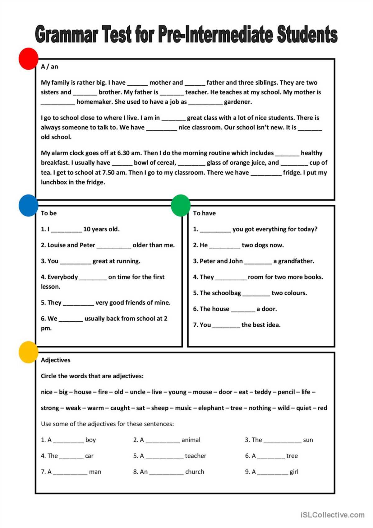 Test Day Tips