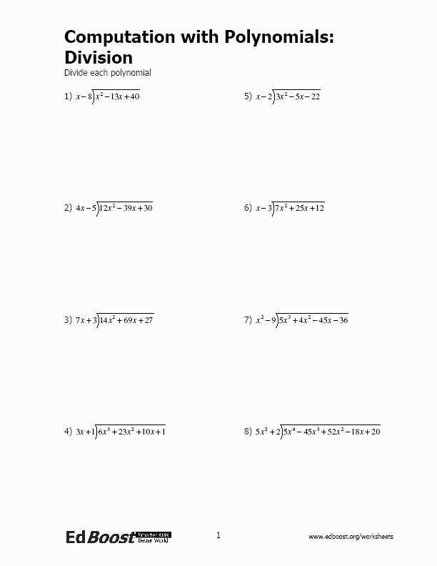 Factoring Polynomials