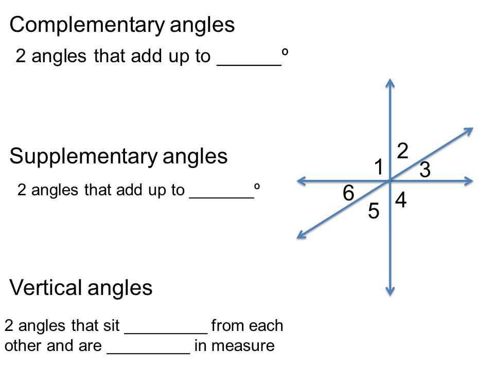 How to Identify Complementary and Supplementary Angles in Geometric Problems