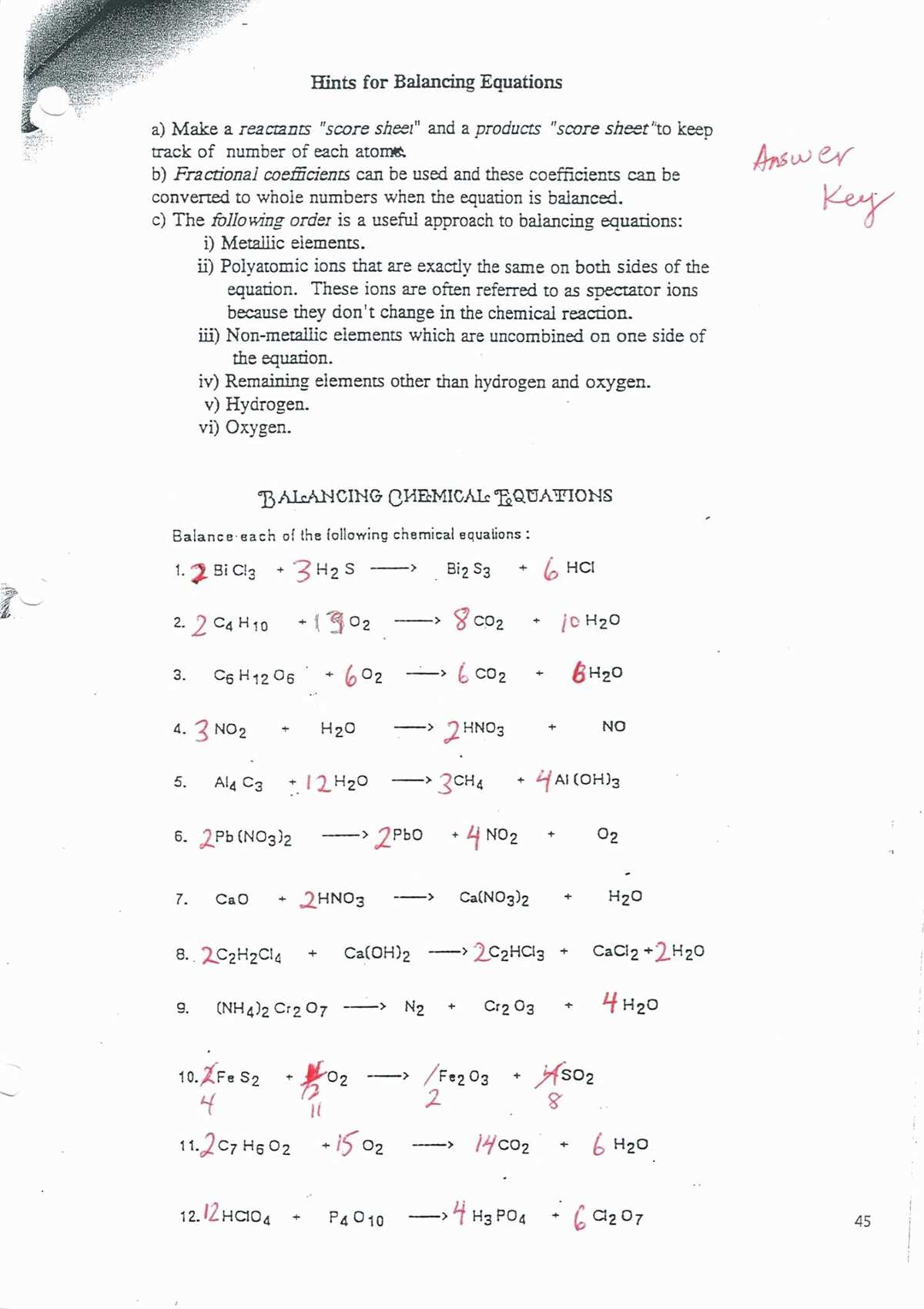 Step 1: Identify the reactants and products