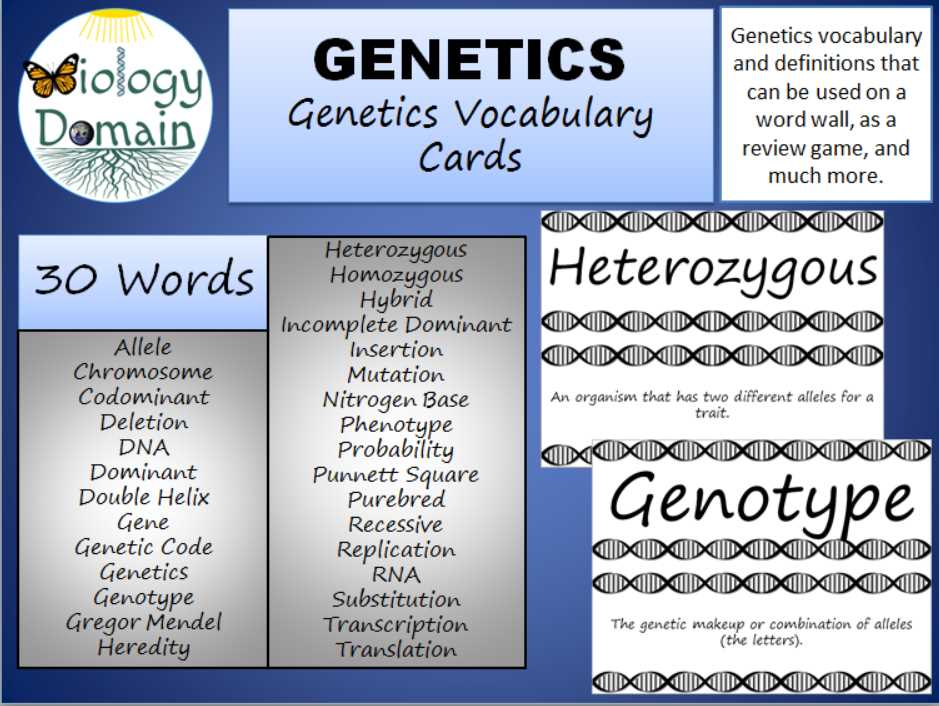 Key Concepts in Mendel and Heredity