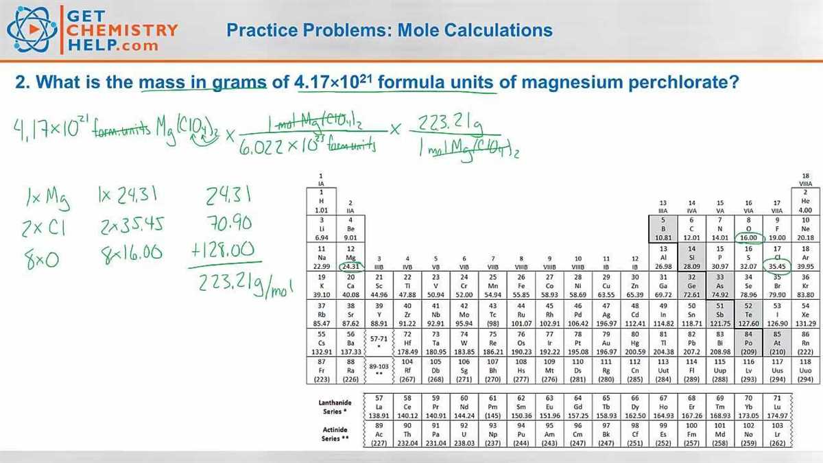 Examples of Mixed Mole Problems