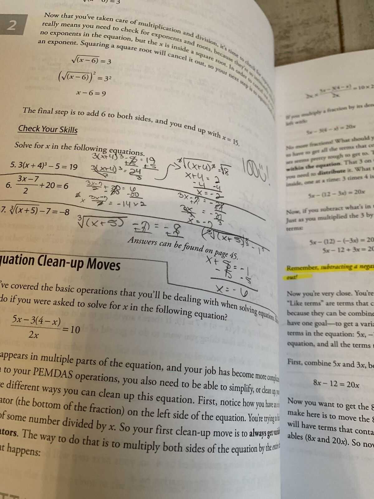 Solving Equations