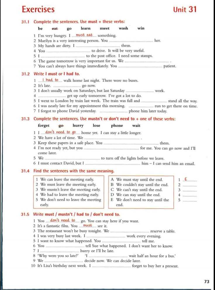 To prepare for the Unit 31 test a, it is recommended that you review the relevant materials from the unit, including the grammar rules, vocabulary lists, and reading passages. Additionally, practicing with sample questions and participating in class discussions can help you gain a better understanding of the topics and improve your test-taking skills.