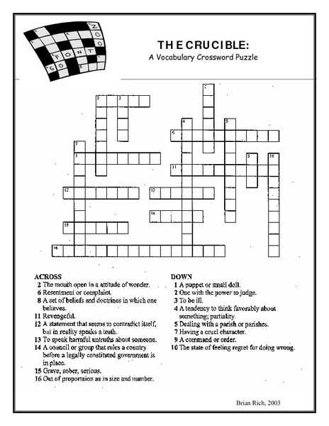 Importance of Crossword Puzzles