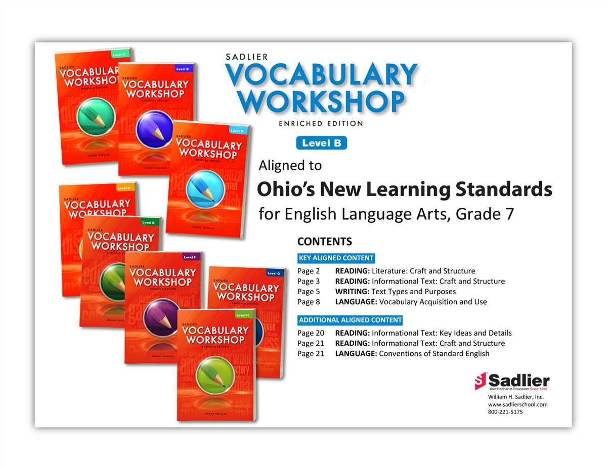How to Find Sadlier Vocabulary Workshop Level G Unit 2 Answers