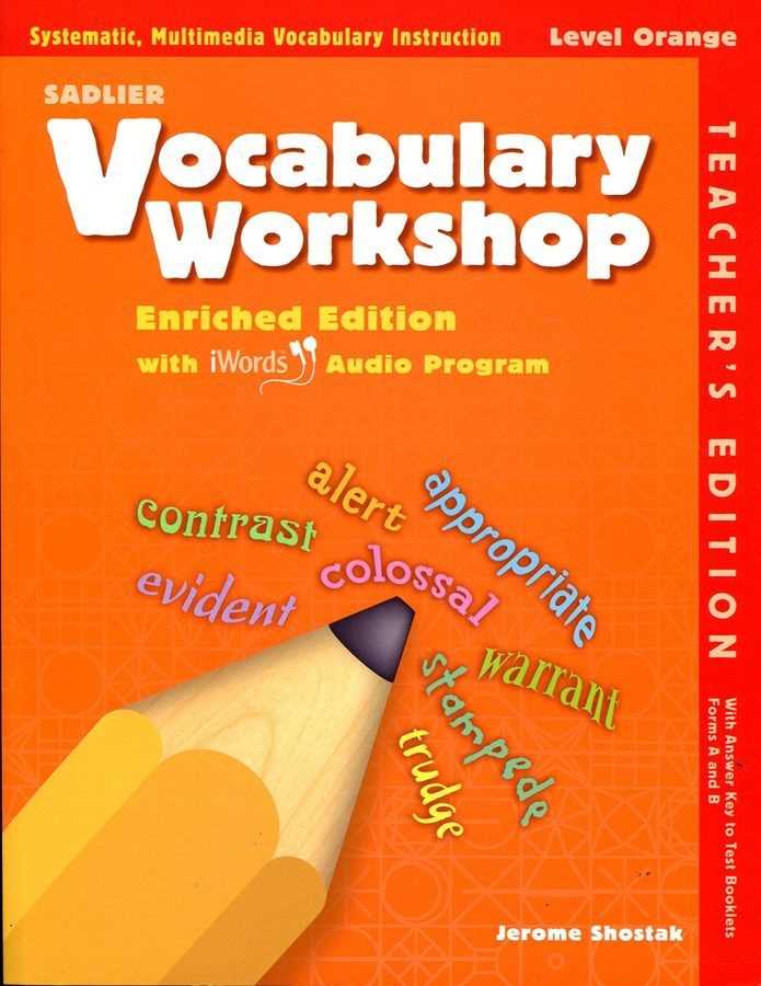 Sadlier vocabulary workshop level g unit 2 answers