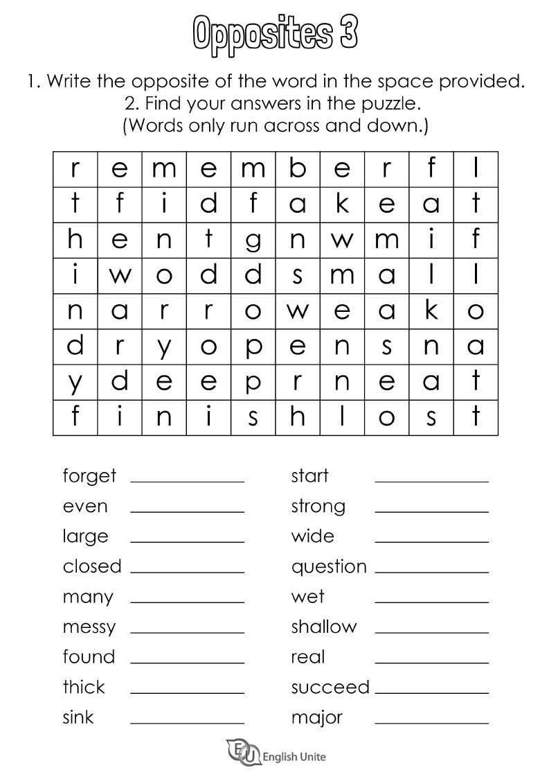 Spanish 2 word search answers