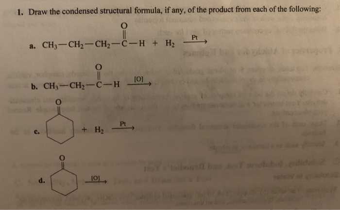 Condensed Structural Formula - Expressing Answers with Clarity Express your answer as a condensed structural formula.