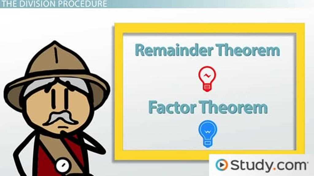 How to Use the Remainder Theorem