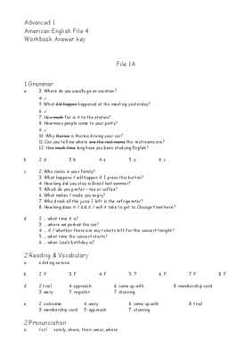 How to Use the Answer Key Effectively