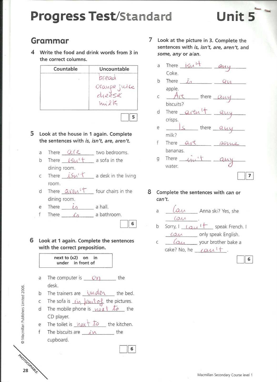 Transformations unit test