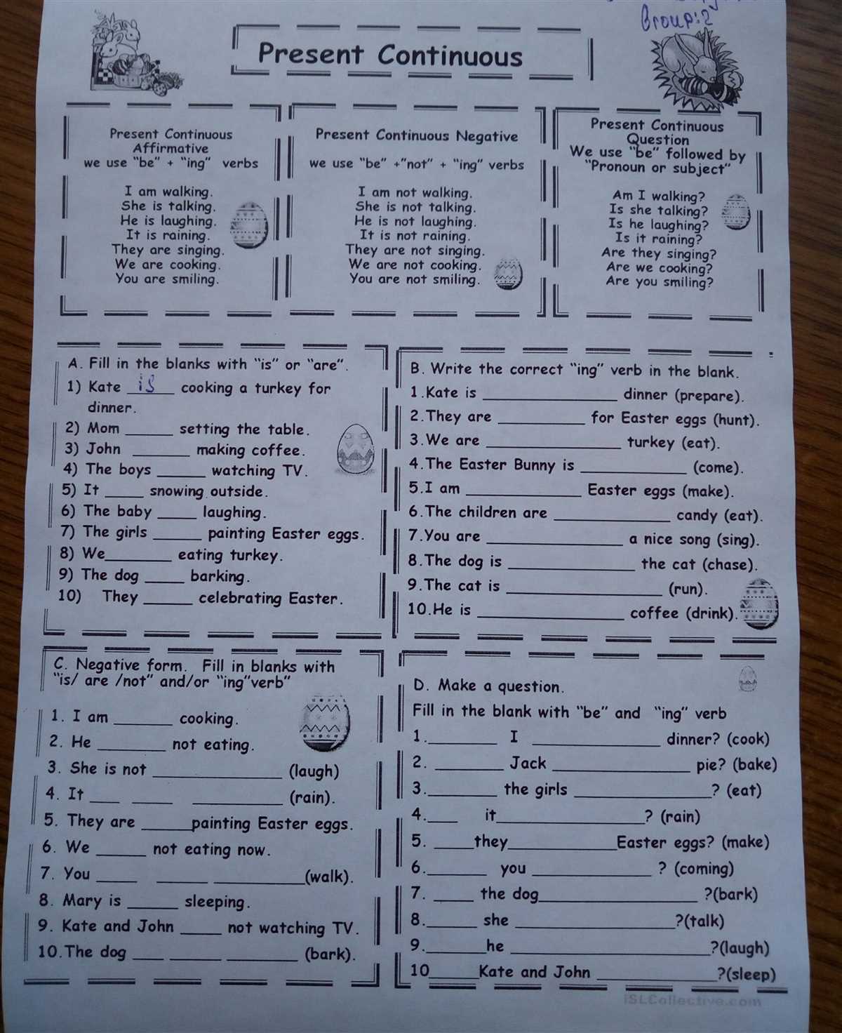 Wedding arrangements fill in the blank answers