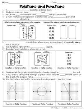 Unit 2 homework 1 relations and functions answer key