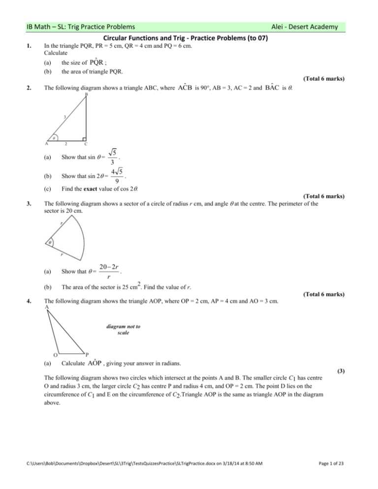 Sine Function: