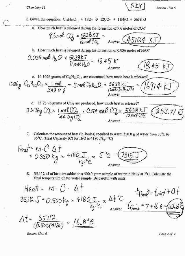 Mole mass problems worksheet answers