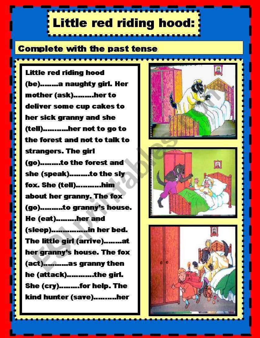 How does Little Red Riding Hood end?