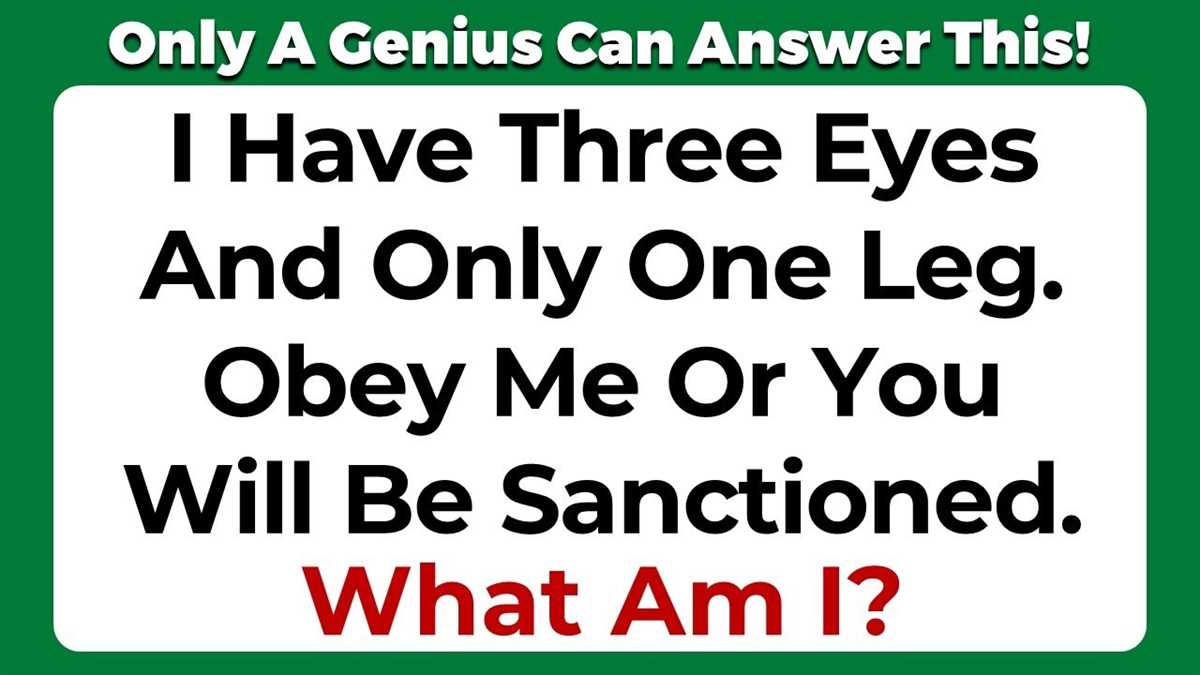 Only genius can answer