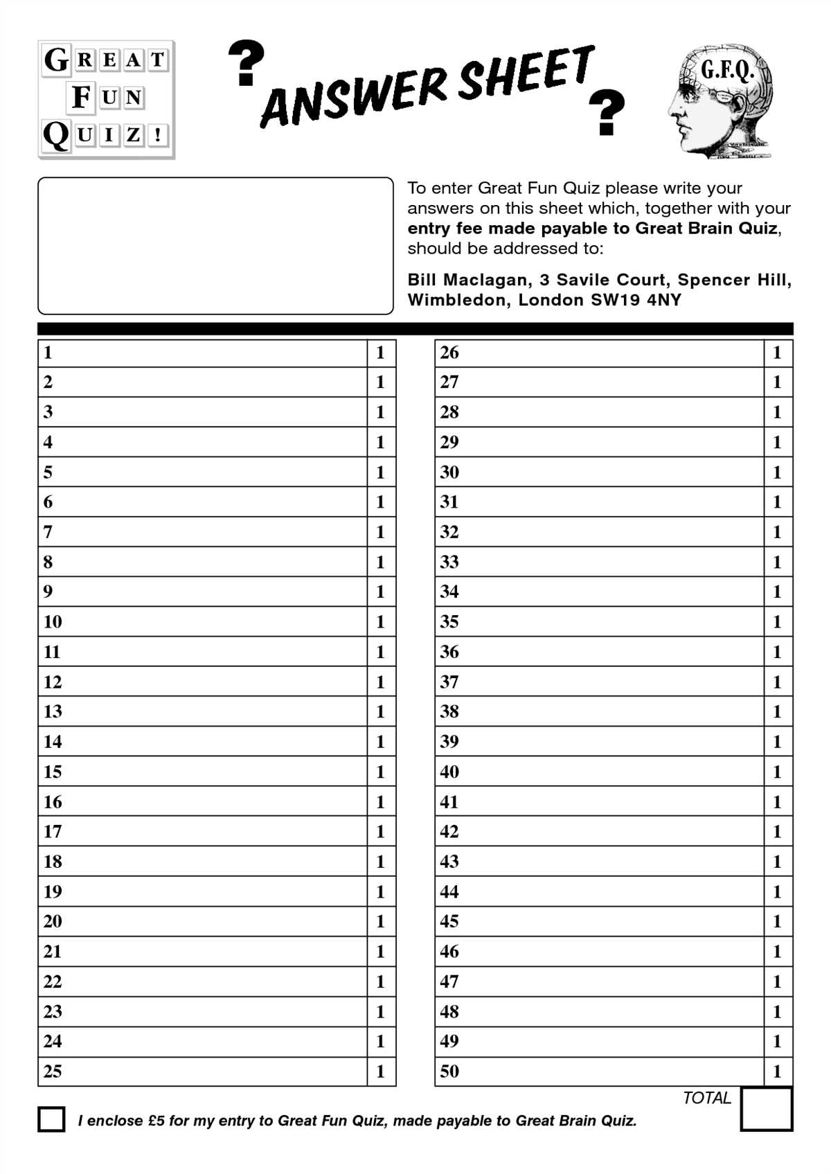 1. Determine the Format